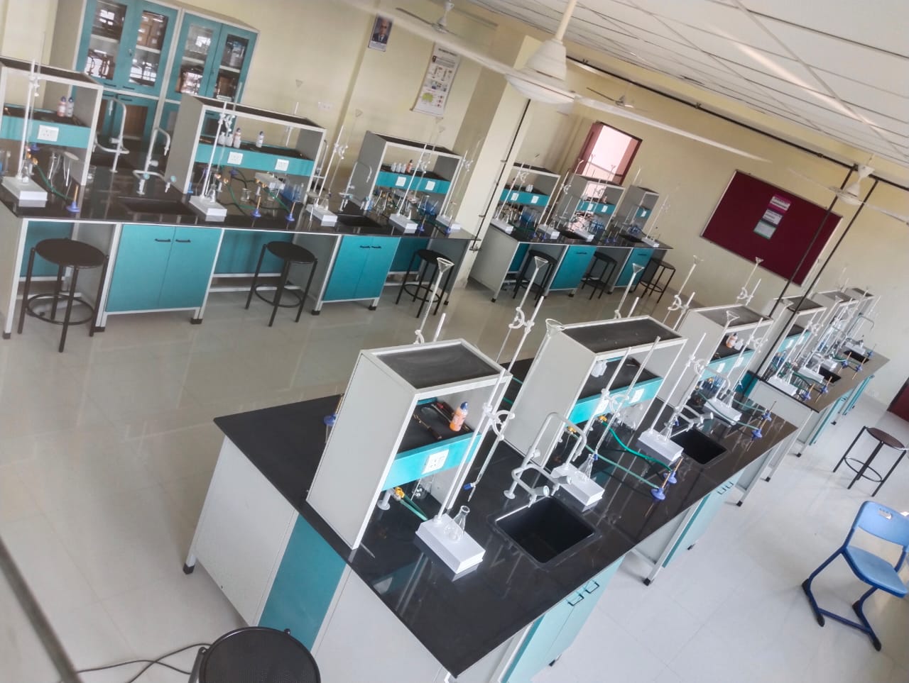 Chemistry Lab Furniture Installation